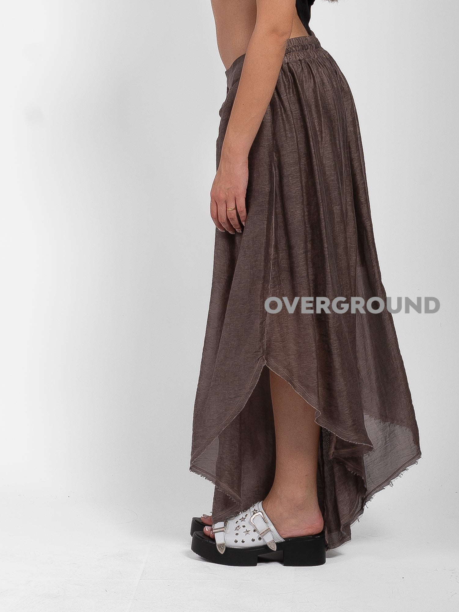 PANTALONE OVER GAMBULE LARGO E APERTO LATERALE