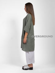 MAGLIA LINO ASIMMETRICA