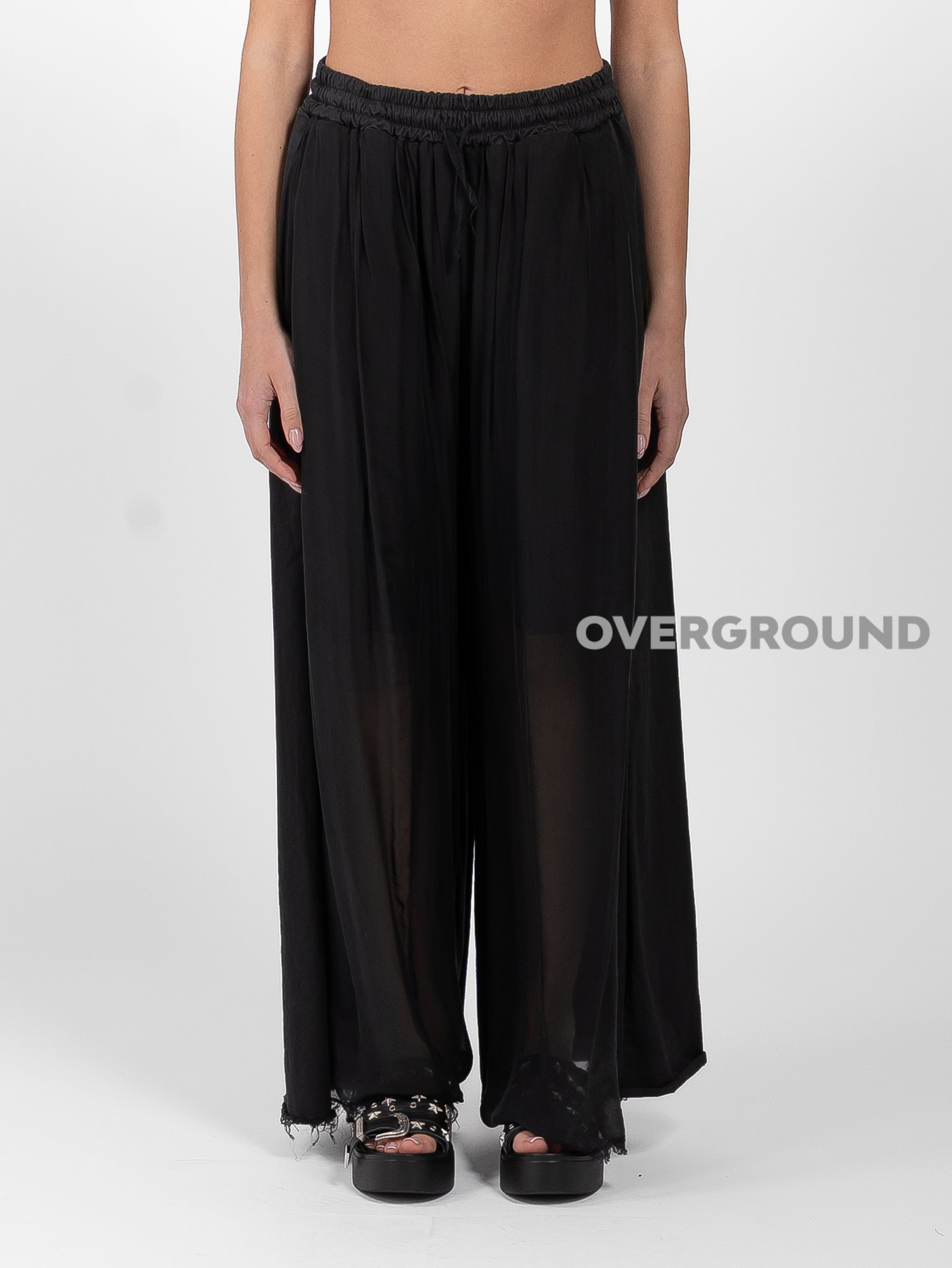 PANTALONE LARGO IN SETA - OVERGROUND STORE 