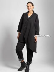 SPOLVERINO OVER LUNGO ASIMMETRICO CON TASCA - OVERGROUND STORE 