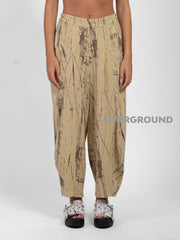 PANTALONE OVER FANTASIA CON TASCHE DAVANTI