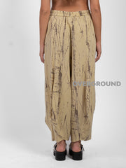 PANTALONE OVER FANTASIA CON TASCHE DAVANTI