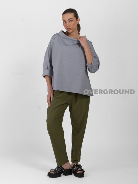 BLUSA CORTA SCOLLO A BARCA - OVERGROUND STORE 