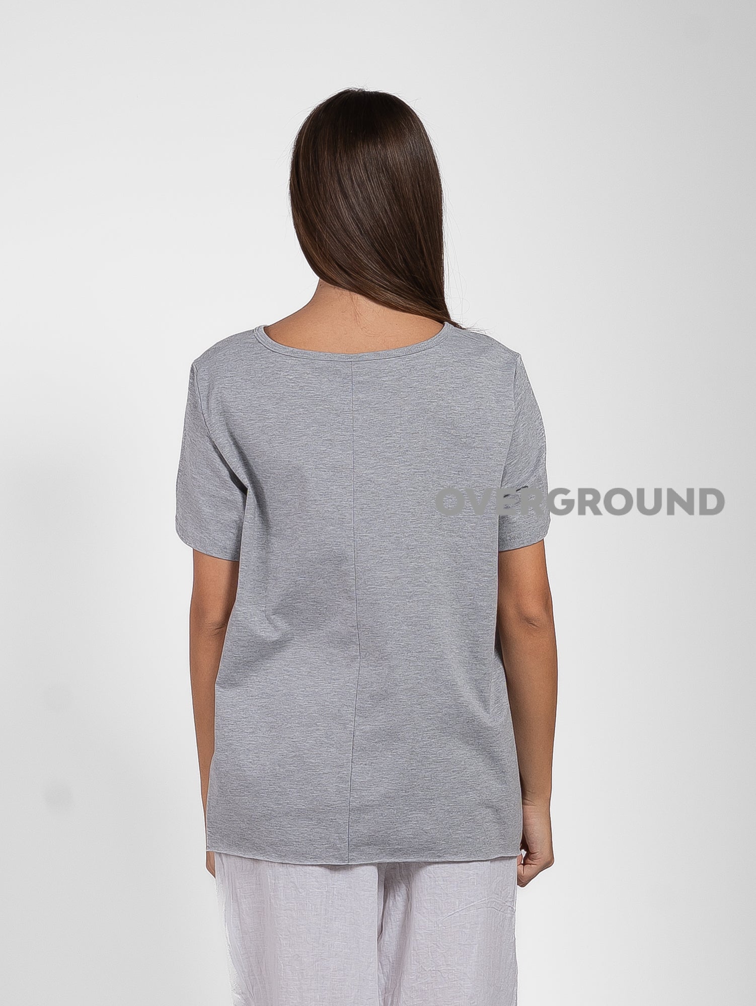 MAGLIA OVER ASIMMETRICA CON CUCITURE FRONTALI