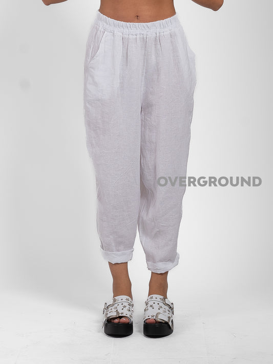 SUPER OVER LINEN TROUSERS Z