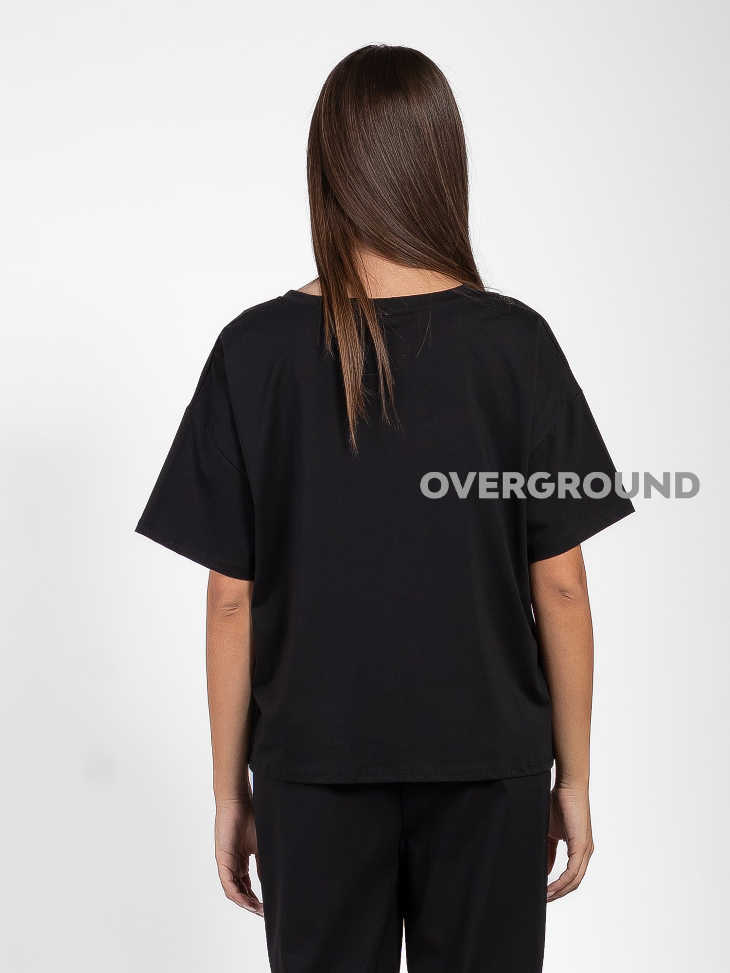 MAGLIA OVER CON SPACCO E PATTINA