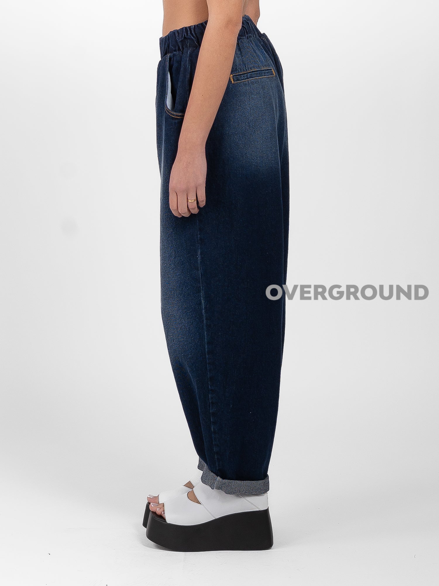 JEANS SUPER OVER GAMBULE LARGO - OVERGROUND STORE 