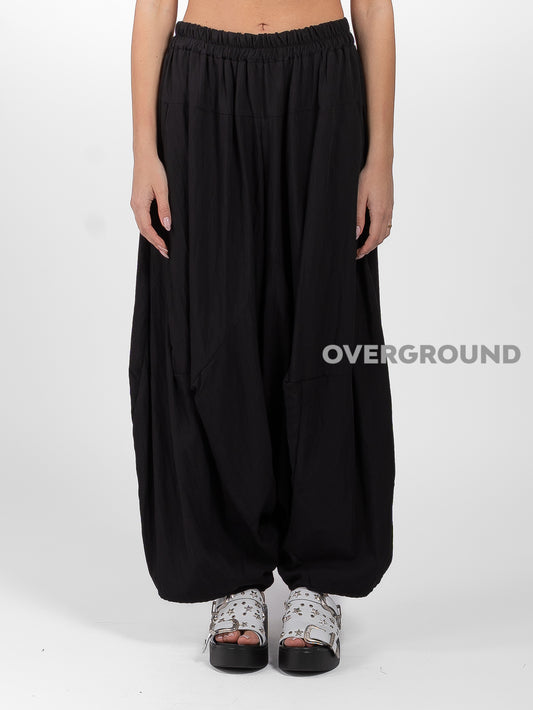 PANTALONE OVER CAVALLO BASSO LEGGERO GAMBULE LARGO - OVERGROUND STORE 