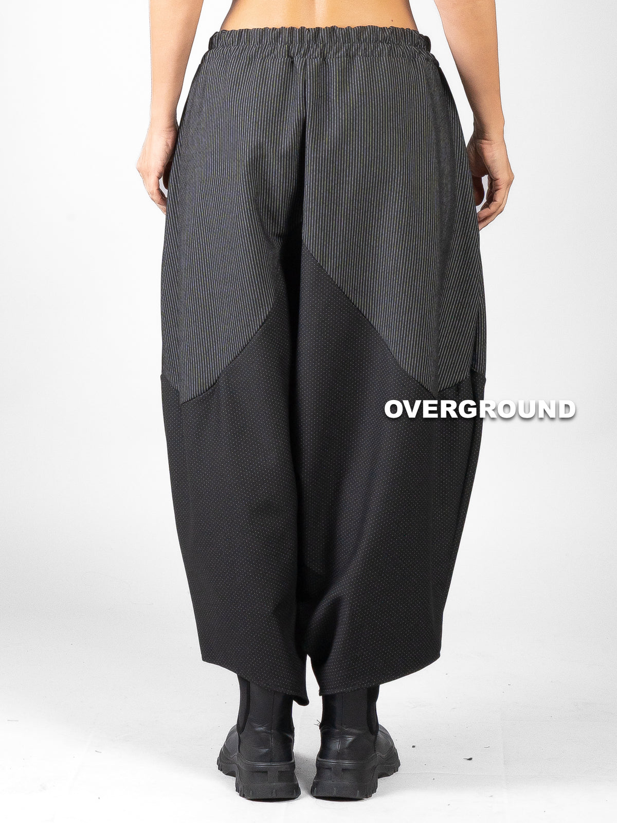PANTALONE SUPER OVER CAVALLO BASSO MICRO FANTASIA DOPPIA - OVERGROUND STORE 