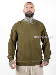 Maglia scollo tondo slavata