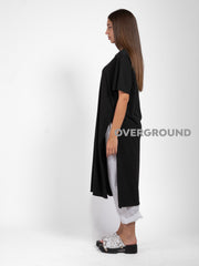 MAGLIA LUNGA CON SPACCO LATERALE