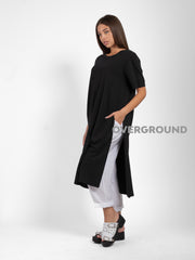 MAGLIA LUNGA CON SPACCO LATERALE