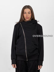 FELPA OVER CON CERNIERA TASVERSALE - OVERGROUND STORE 