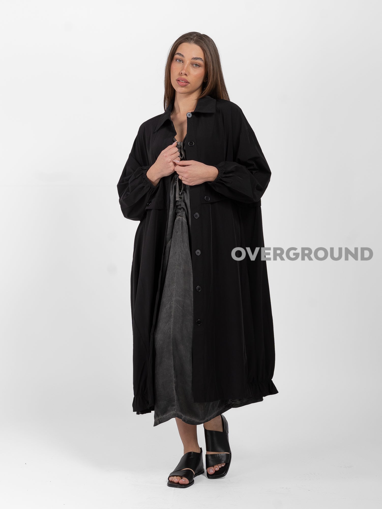 SPOLVERINO CON BOTTONI A CROCE - OVERGROUND STORE 