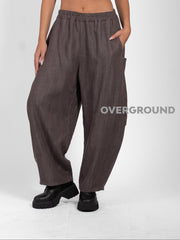 PANTALONE OVER GAMBULE LARGO E TASCONI DIETRO