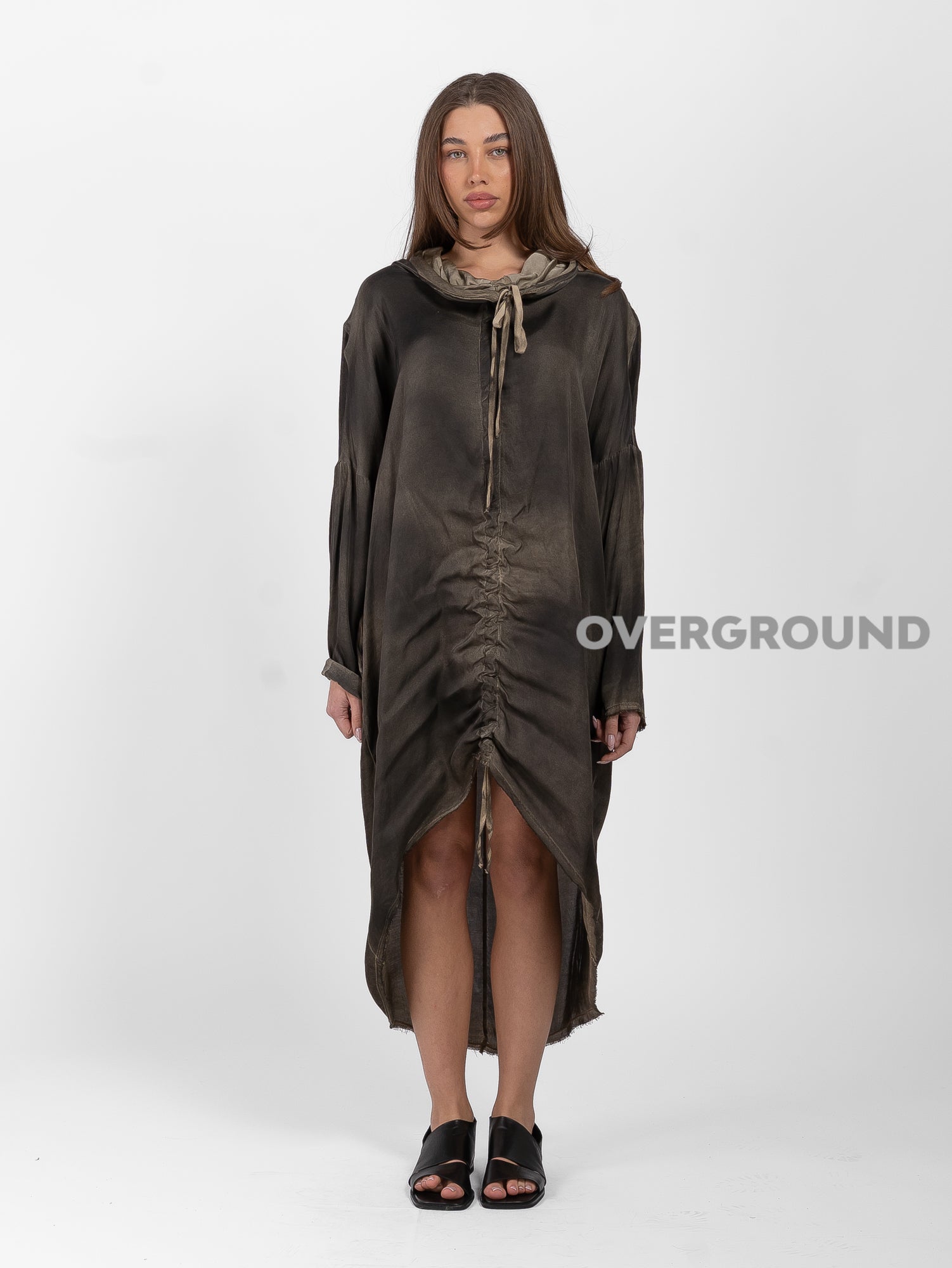 ABITO OVER CON RIPRESA DAVANTI TESSUTO SFUMATO - OVERGROUND STORE 