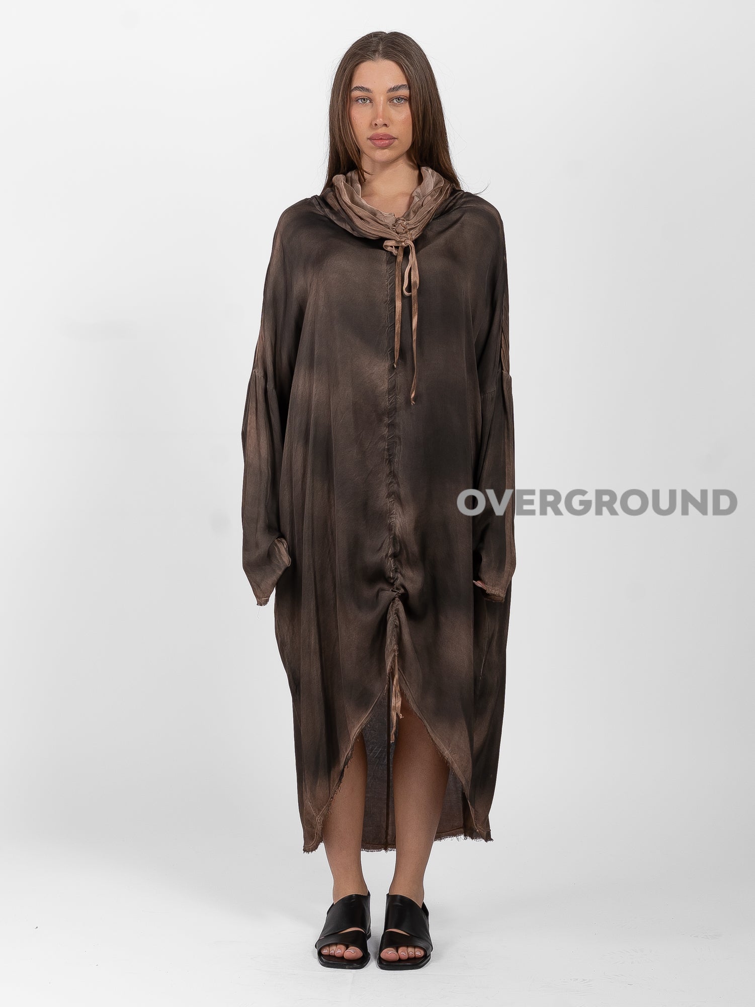 ABITO OVER CON RIPRESA DAVANTI TESSUTO SFUMATO - OVERGROUND STORE 