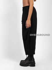PANTALONE OVER GAMBULE LARGO E TASCONI