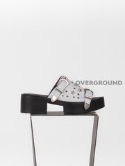SANDALO PLATFORM CON BORCHIE A STELLA - OVERGROUND STORE 