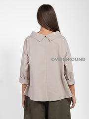 Aesthetic boat neck sweater