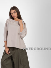 Aesthetic boat neck sweater