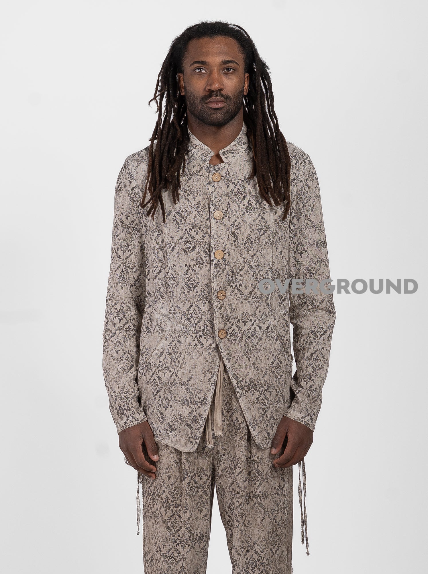 GIACCA LINO COLLO COREANA IN FANTASIA - OVERGROUND STORE 