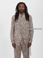 GIACCA LINO COLLO COREANA IN FANTASIA - OVERGROUND STORE 