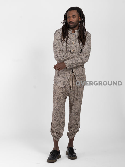 GIACCA LINO COLLO COREANA IN FANTASIA - OVERGROUND STORE 