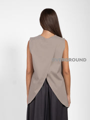 GILET ASIMMETRICO CON PUNTE
