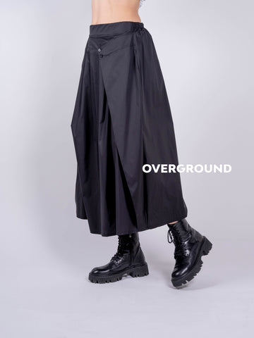 GONNA LUNGA CON RIPRESA BOTTONI DAVANTI - OVERGROUND STORE 
