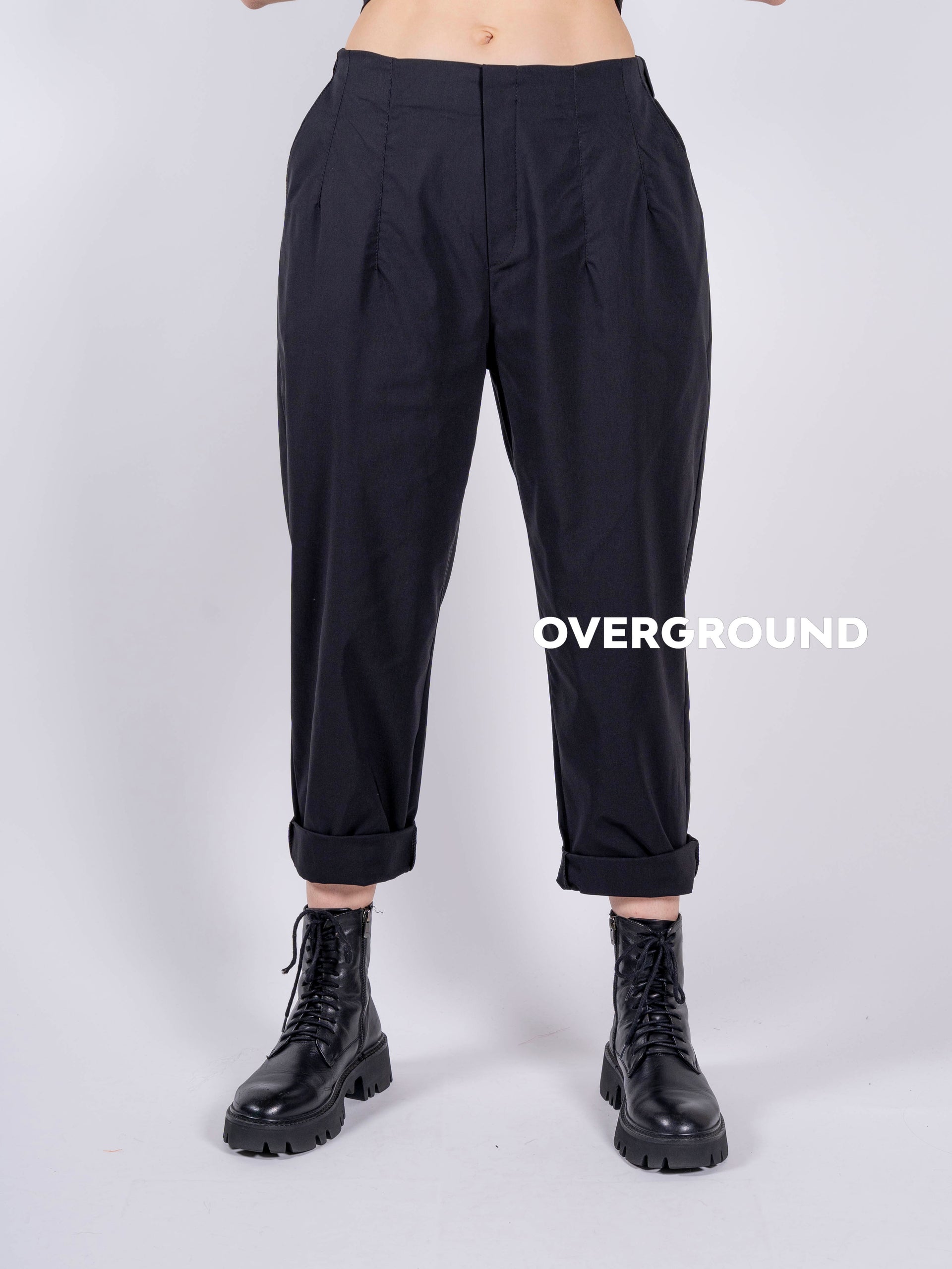 PANTALONE GAMBULE REGOLARE CON CUCITURE - OVERGROUND STORE 