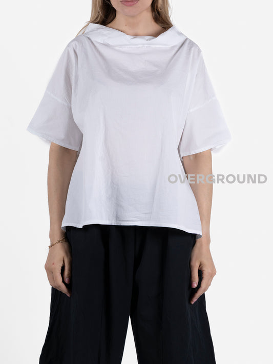 Blusa collo a barca mezza manica
