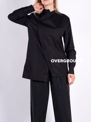 CAMICIA COLLO COREANA CON TASCHINO