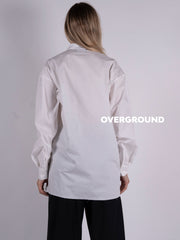 CAMICIA COLLO COREANA CON ABBOTTONATURA CENTRALE