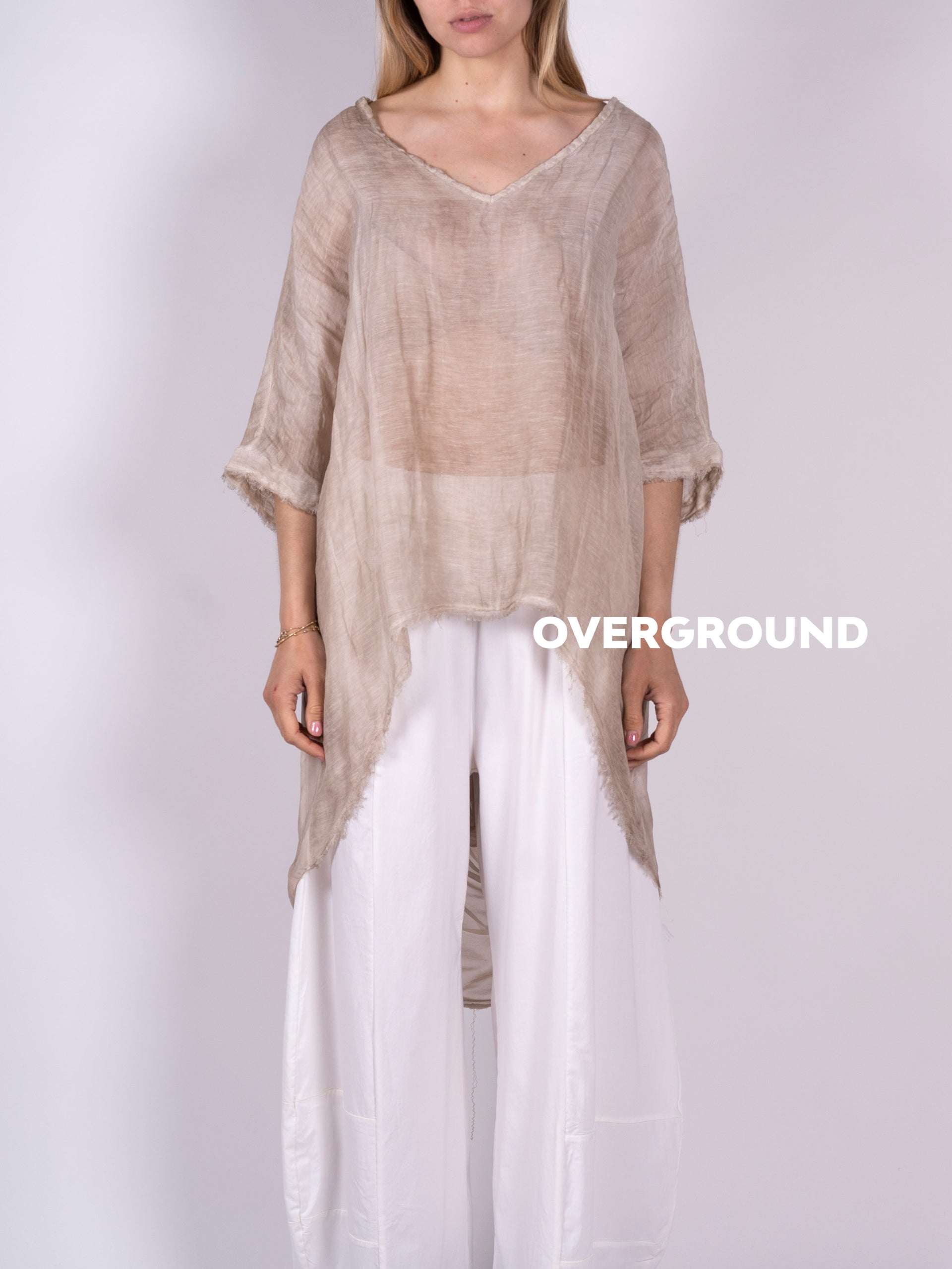 BLUSA VELATA SCOLLO A V