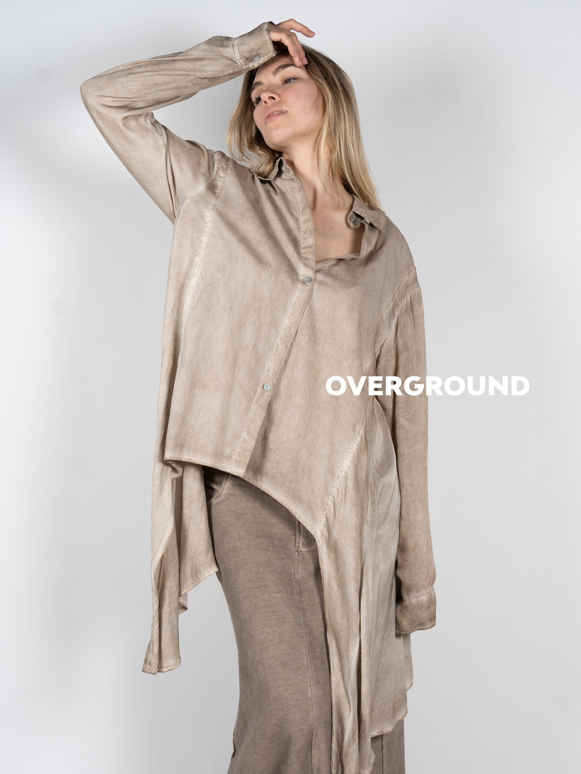 CAMICIA OVER ASIMMETRICA