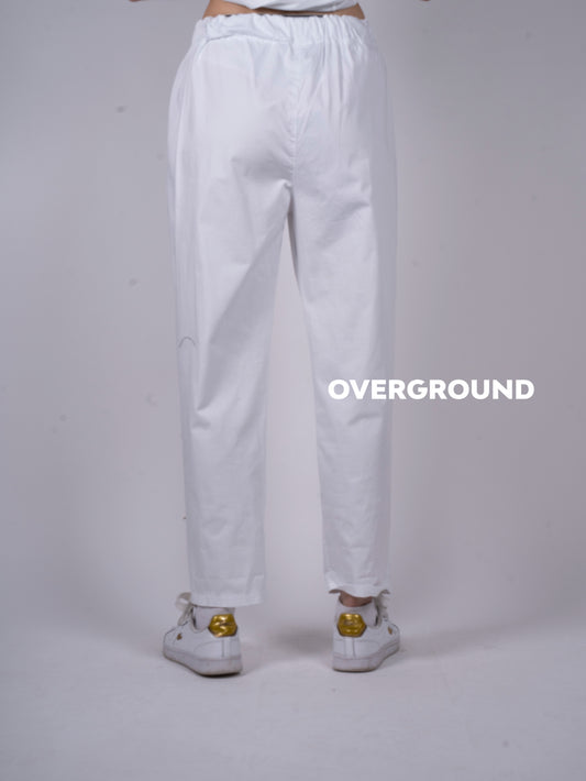 pantalone con gambule largo con bottone davanti