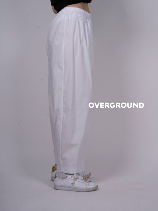 PANTALONE OVER CON GAMBULE LARGO
