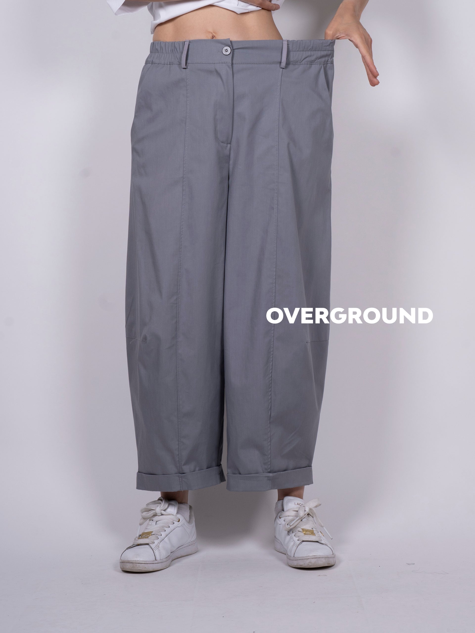 PANTALONE GAMBULE LARGO CON CINTURINO