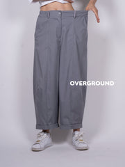 PANTALONE GAMBULE LARGO CON CINTURINO