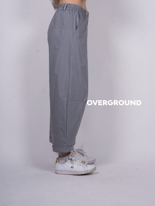 PANTALONE GAMBULE LARGO CON CINTURINO