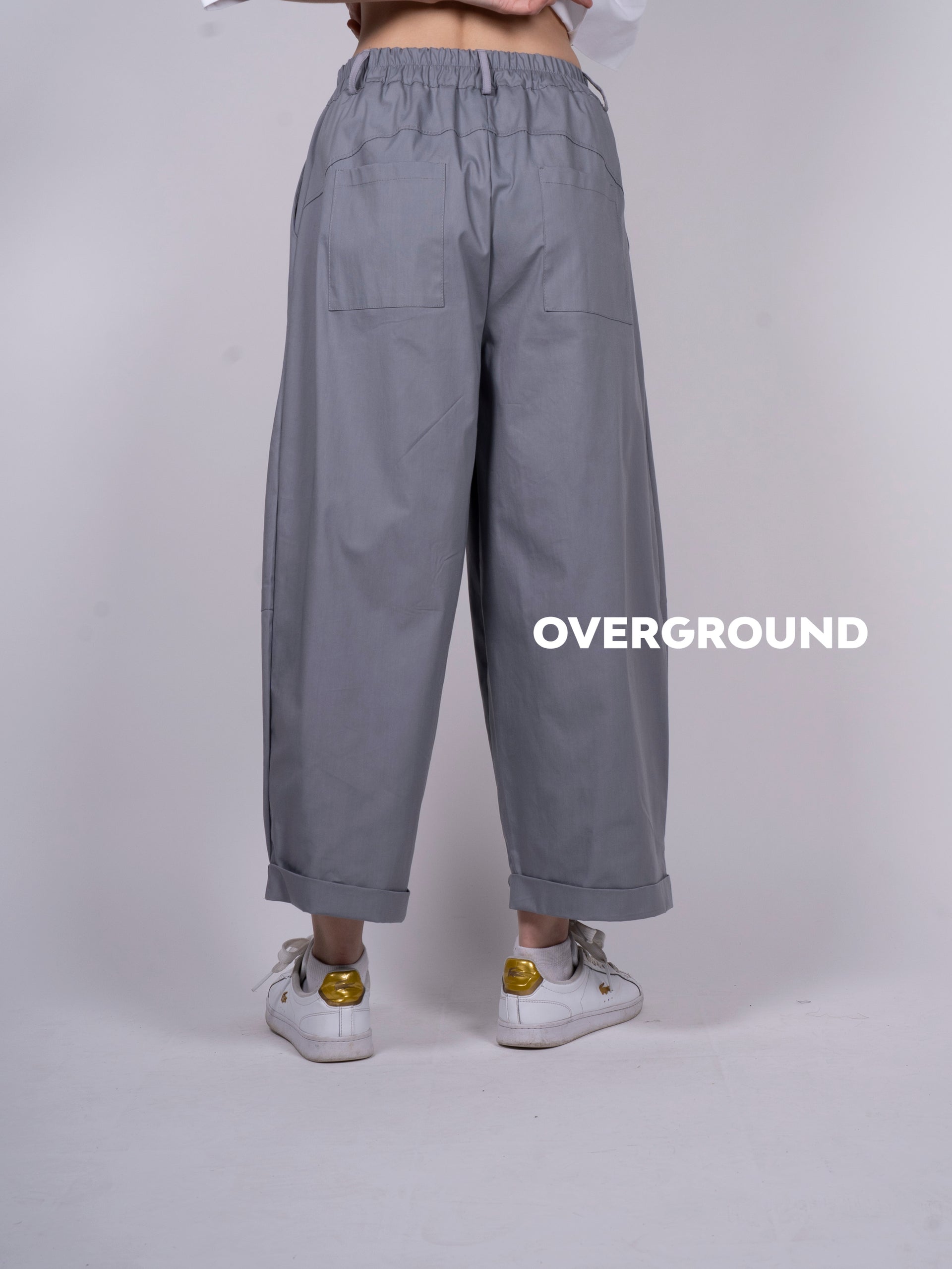PANTALONE GAMBULE LARGO CON CINTURINO
