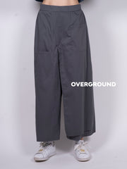 PANTALONE OVER CON PATTINA E TASCHE DAVANTI