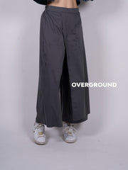 PANTALONE OVER CON PATTINA E TASCHE DAVANTI