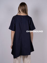 CAMICIA ASIMMETRICA CON PIEGA