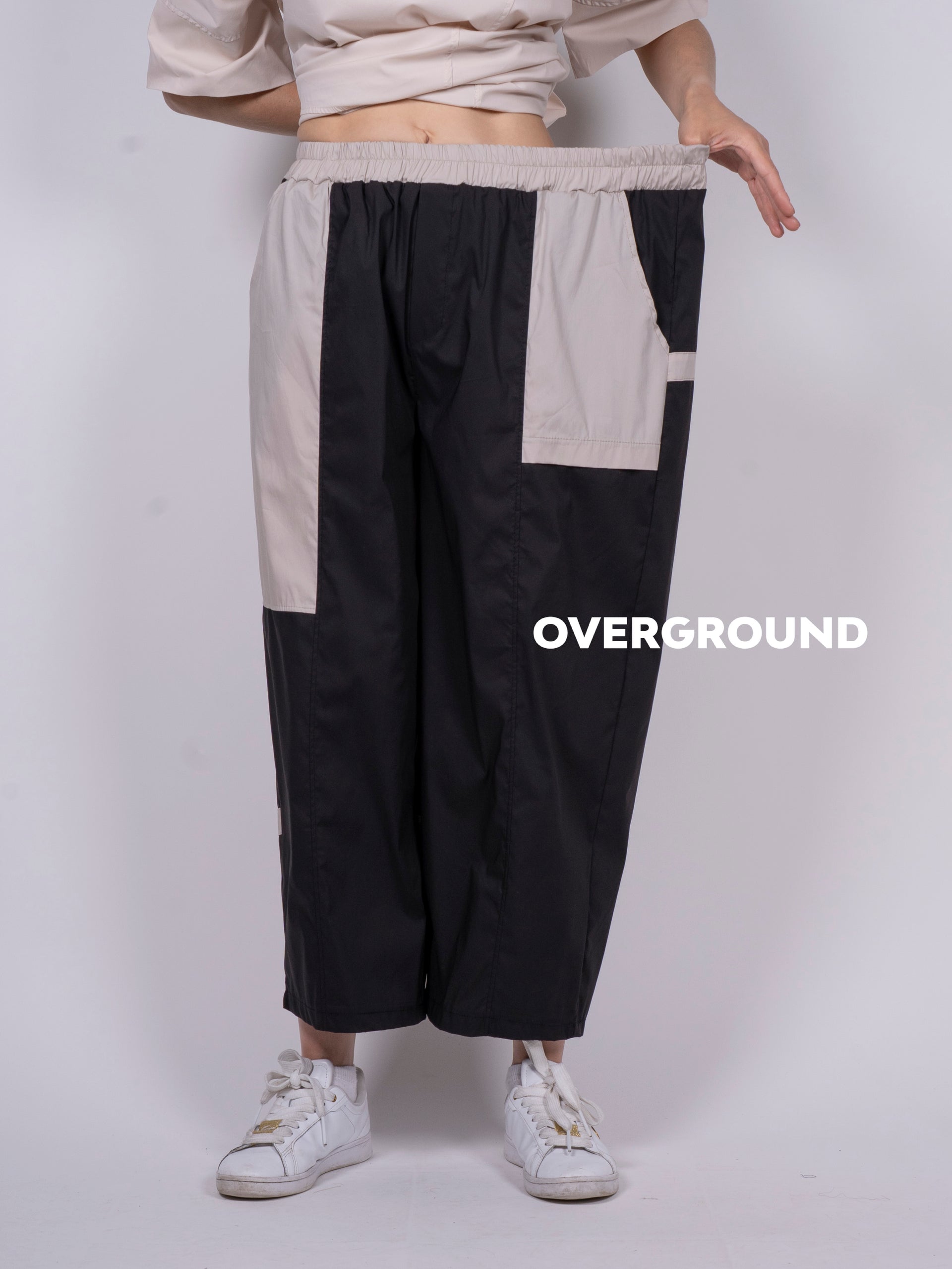 PANTALONE BICOLORE GAMBULE LARGO