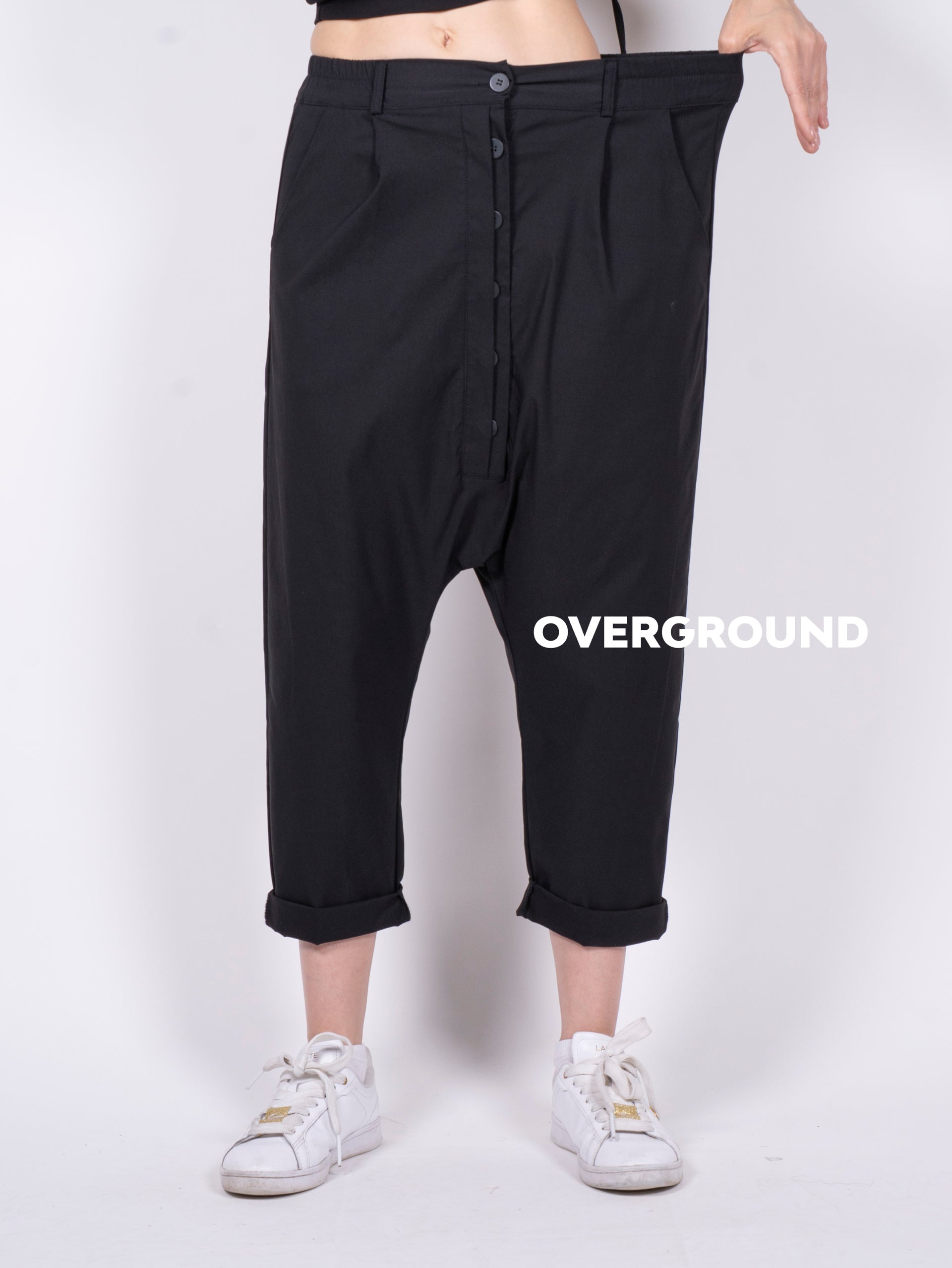 PANTALONE A CAVALLO BASSO CON BOTTONI
