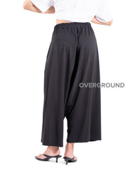 Pantalone a cavallo basso gambule corto e largo - OVERGROUND STORE 