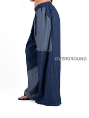 PANTALONE JEANS OVER GAMBULE LARGO - OVERGROUND STORE 
