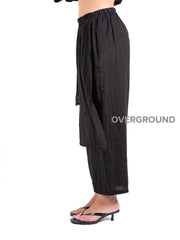 PANTALONE LINO OVER CON PATTINA - OVERGROUND STORE 